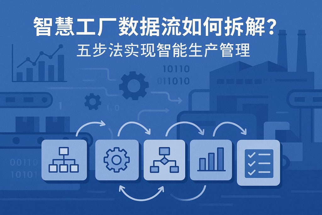 智慧工厂数据流如何拆解？五步法实现智能生产管理