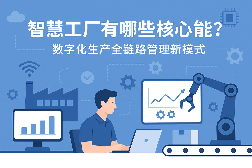 智慧工厂有哪些核心功能？数字化生产全链路管理新模式
