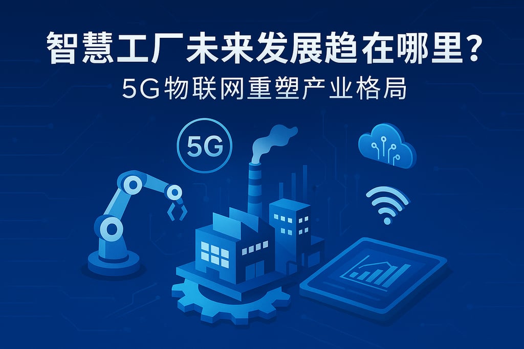 智慧工厂未来发展趋势在哪里？5G物联网重塑产业格局