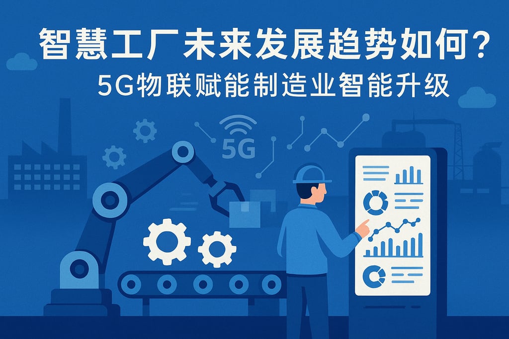 智慧工厂未来发展趋势如何？5G物联赋能制造业智能升级