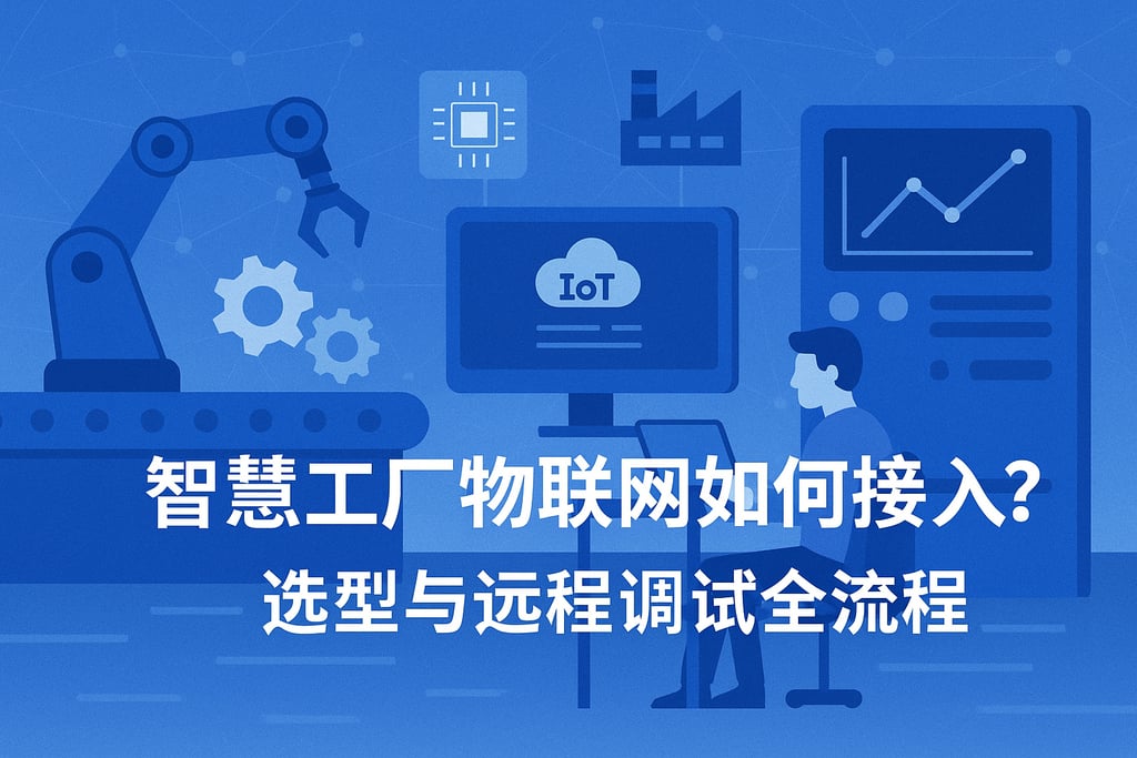 智慧工厂繁易物联网如何接入？选型与远程调试全流程