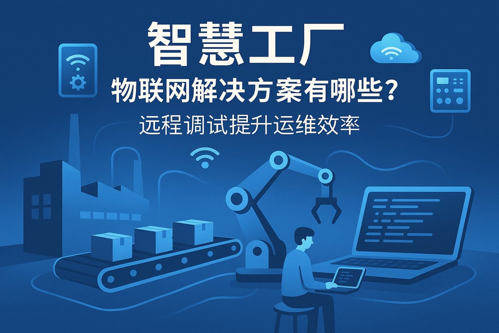 智慧工厂繁易物联网解决方案有哪些？远程调试提升运维效率