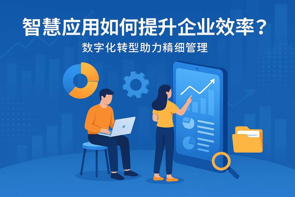 智慧应用如何提升企业效率？数字化转型助力精细管理