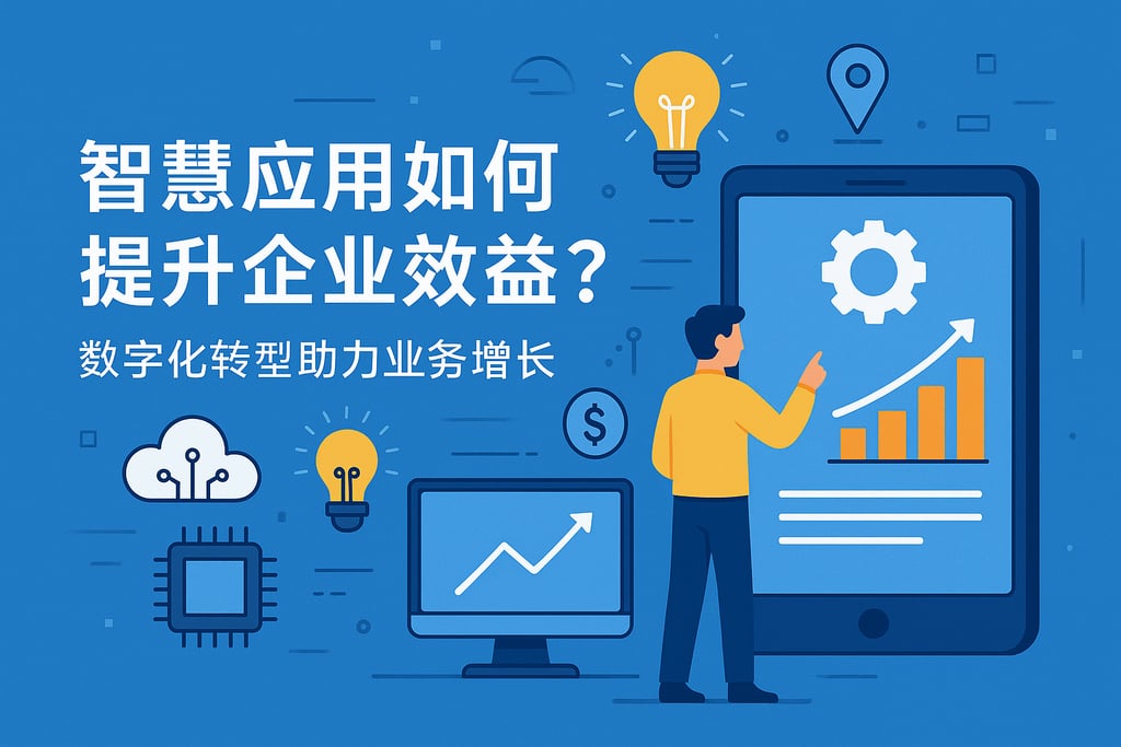 智慧应用如何提升企业效益？数字化转型助力业务增长