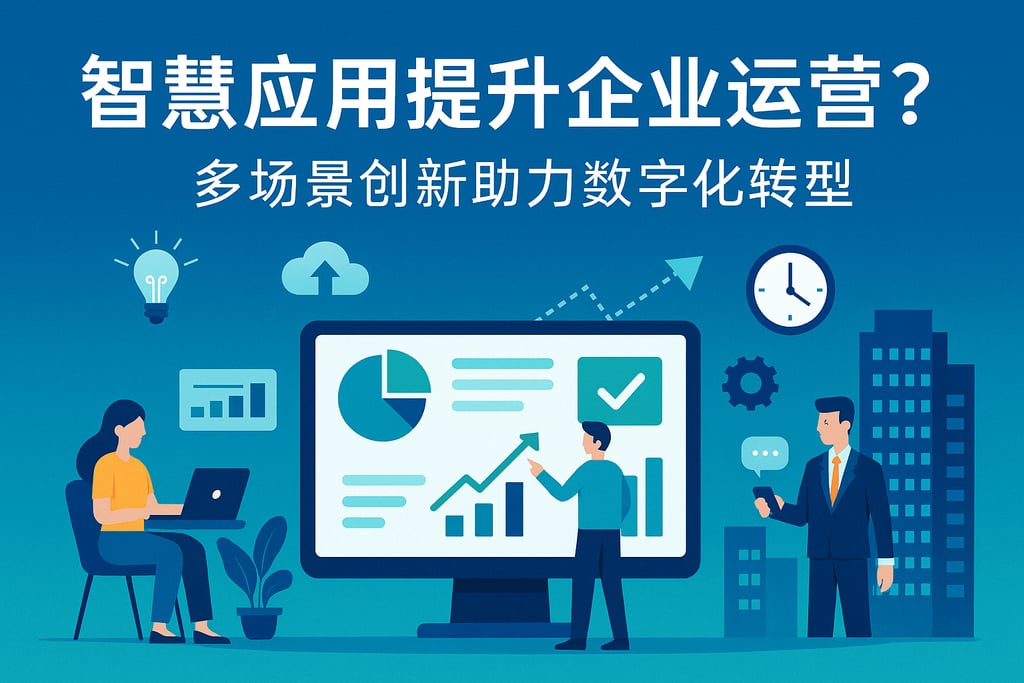 智慧应用如何提升企业运营？多场景创新助力数字化转型