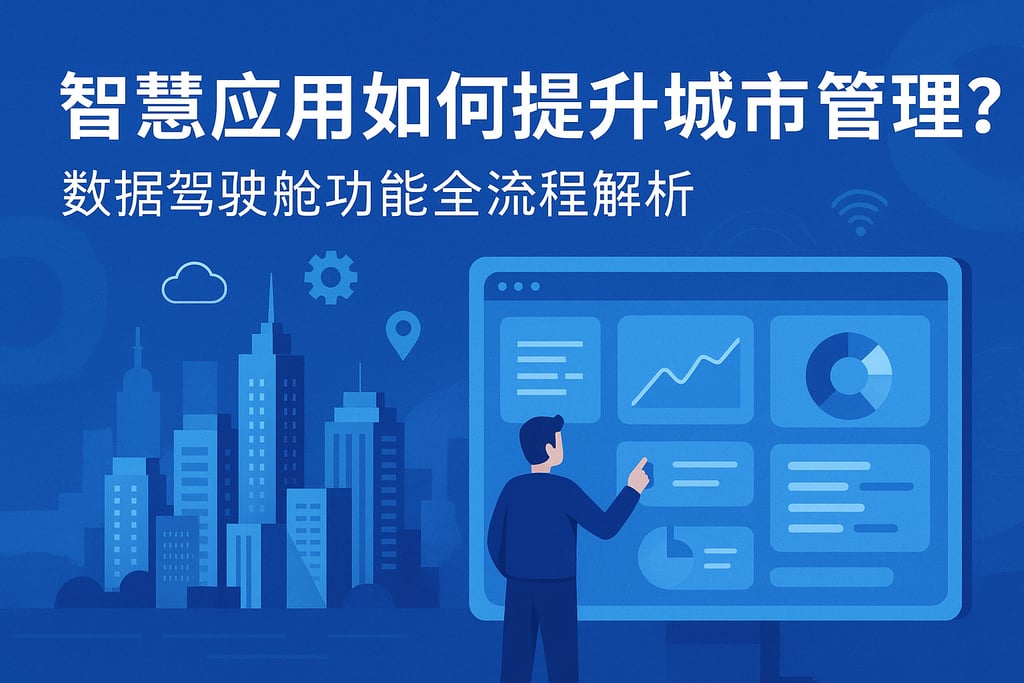 智慧应用如何提升城市管理？数据驾驶舱功能全流程解析