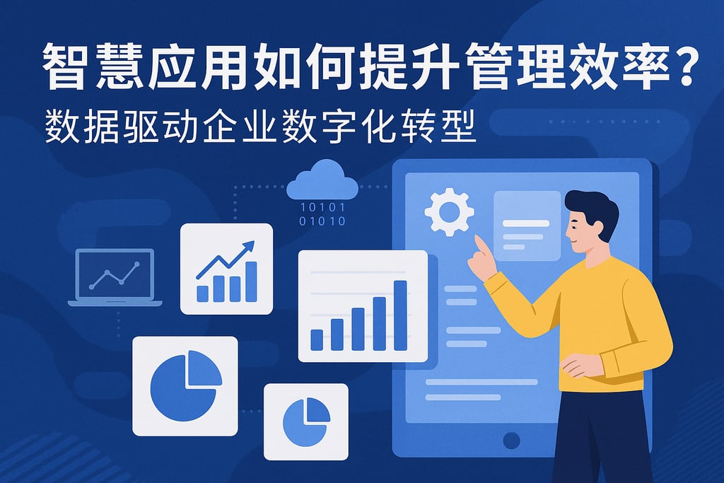 智慧应用如何提升管理效率？数据驱动企业数字化转型