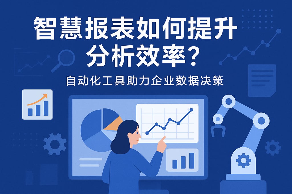 智慧报表如何提升分析效率？自动化工具助力企业数据决策