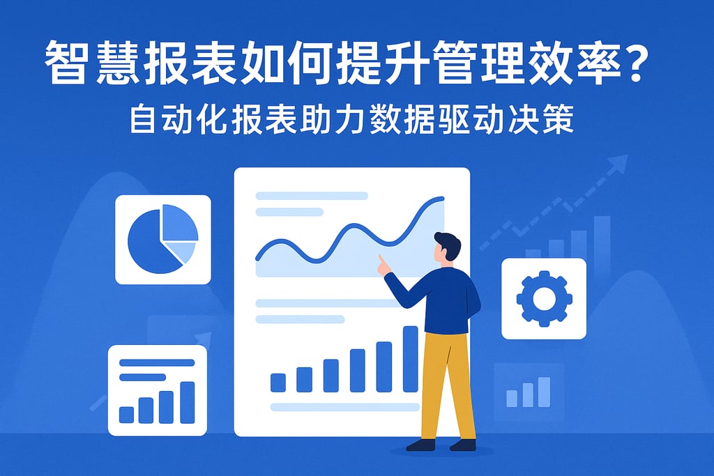 智慧报表如何提升管理效率？自动化报表助力数据驱动决策
