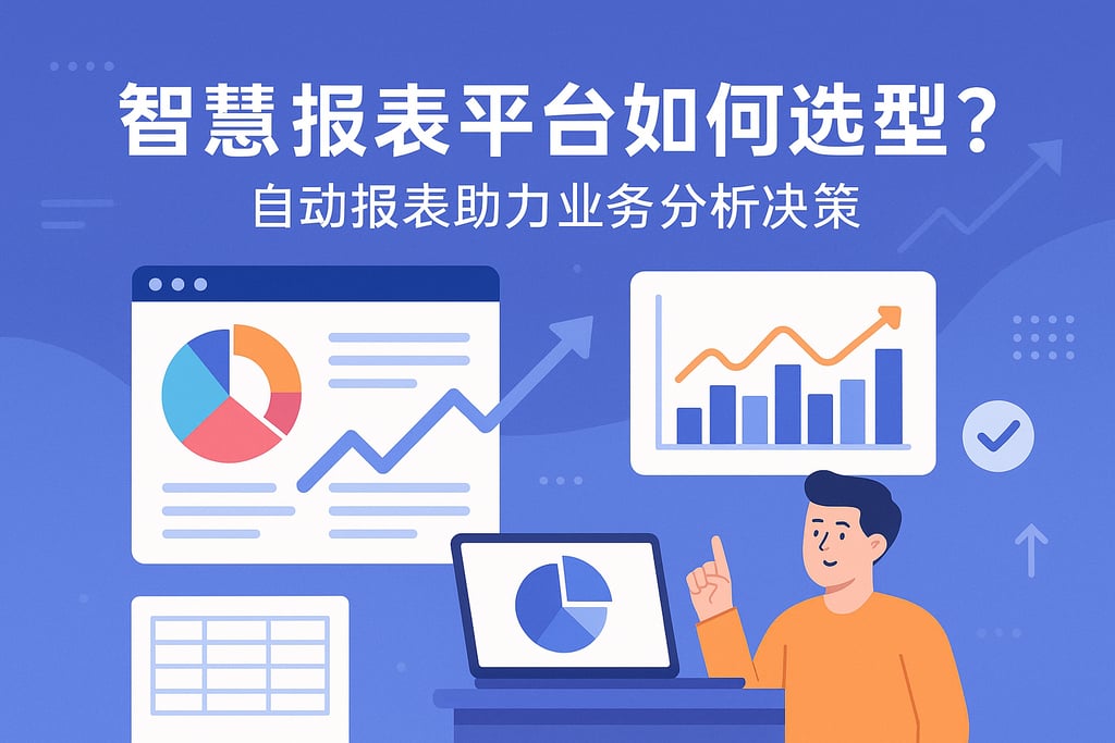 智慧报表平台如何选型？自动报表助力业务分析决策