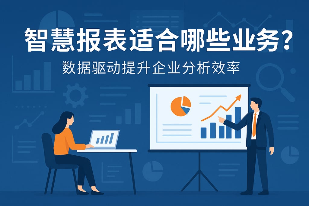智慧报表适合哪些业务？数据驱动提升企业分析效率