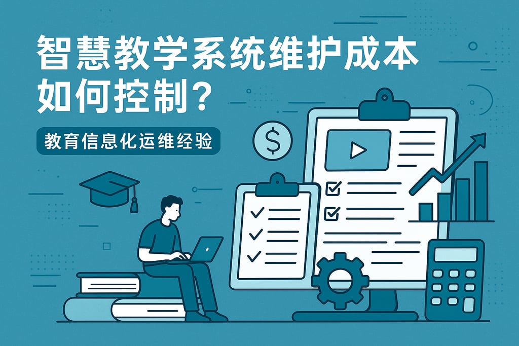 智慧教学系统维护成本如何控制？教育信息化运维经验