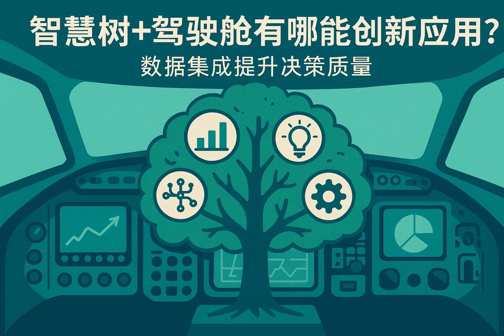 智慧树+驾驶舱有哪些创新应用？数据集成提升决策质量
