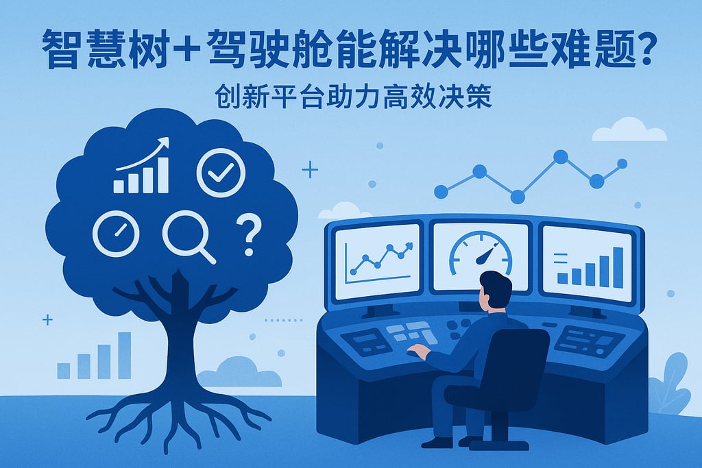 智慧树+驾驶舱能解决哪些难题？创新平台助力高效决策