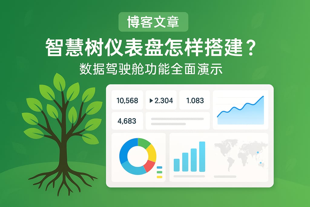 智慧树仪表盘怎样搭建？数据驾驶舱功能全面演示