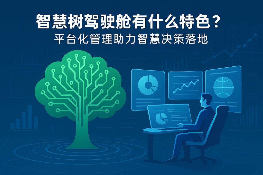 智慧树驾驶舱有什么特色？平台化管理助力智慧决策落地