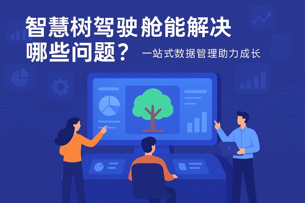 智慧树驾驶舱能解决哪些问题？一站式数据管理助力成长