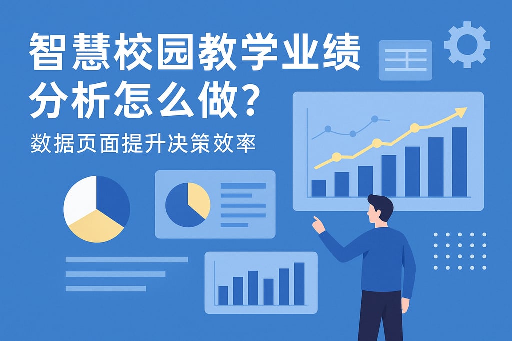 智慧校园教学业绩分析怎么做？数据页面提升决策效率