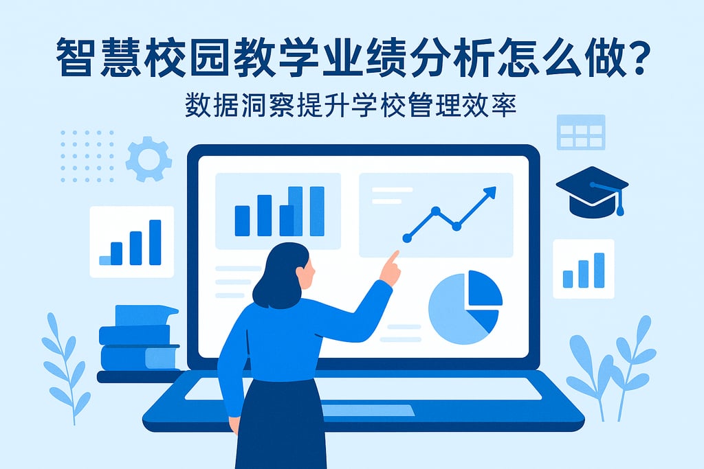 智慧校园教学业绩分析怎么做？数据页面提升学校管理效率