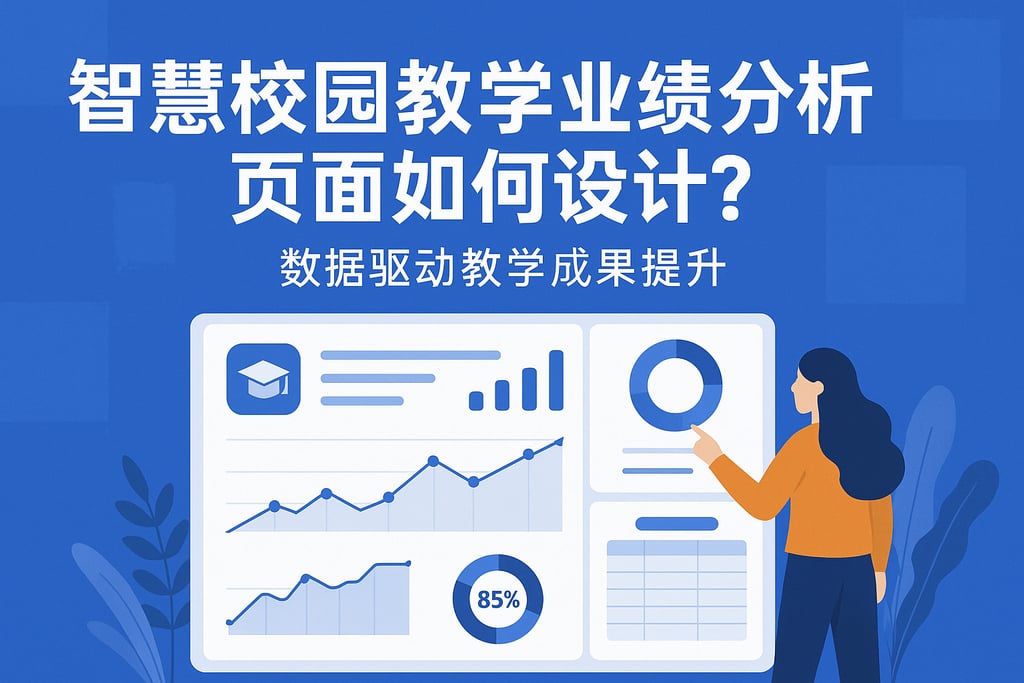 智慧校园教学业绩分析页面如何设计？数据驱动教学成果提升