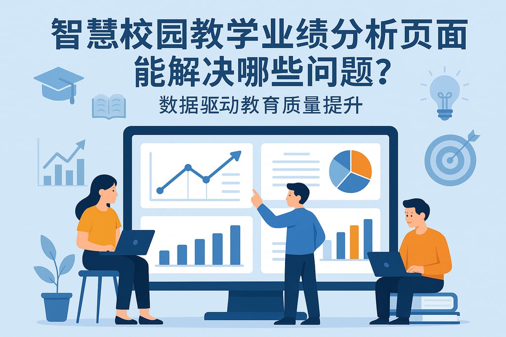 智慧校园教学业绩分析页面能解决哪些问题？数据驱动教育质量提升