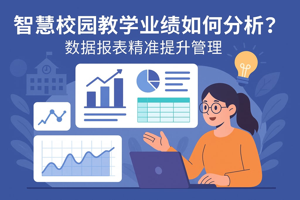 智慧校园教学业绩如何分析？数据报表精准提升管理