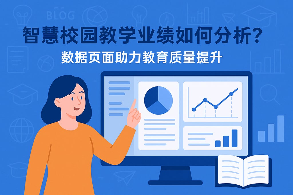 智慧校园教学业绩如何分析？数据页面助力教育质量提升