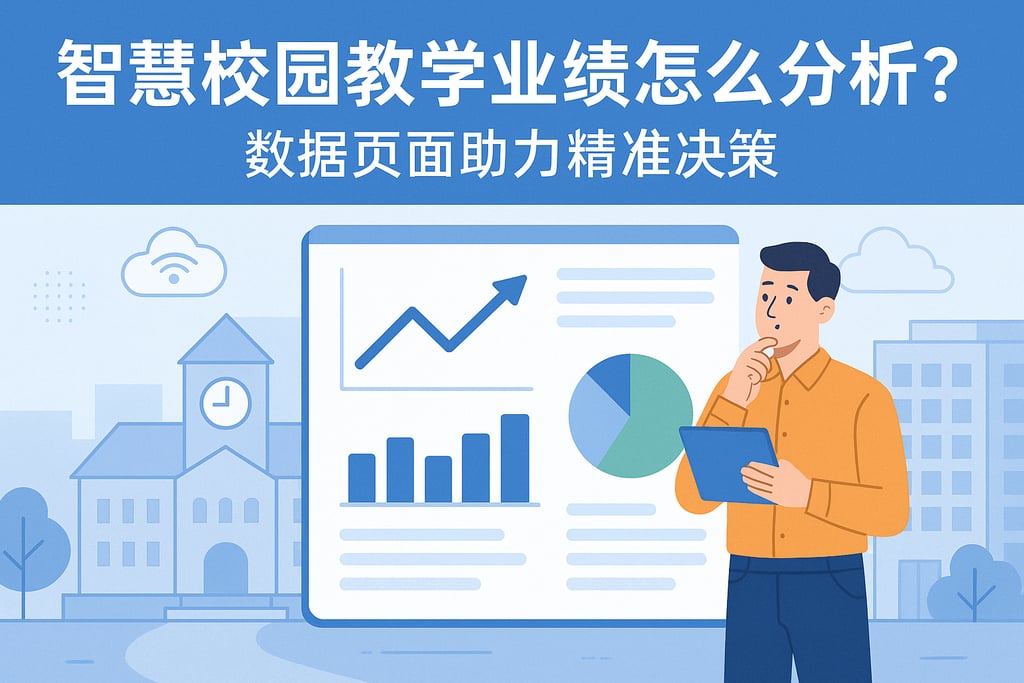智慧校园教学业绩怎么分析？数据页面助力精准决策