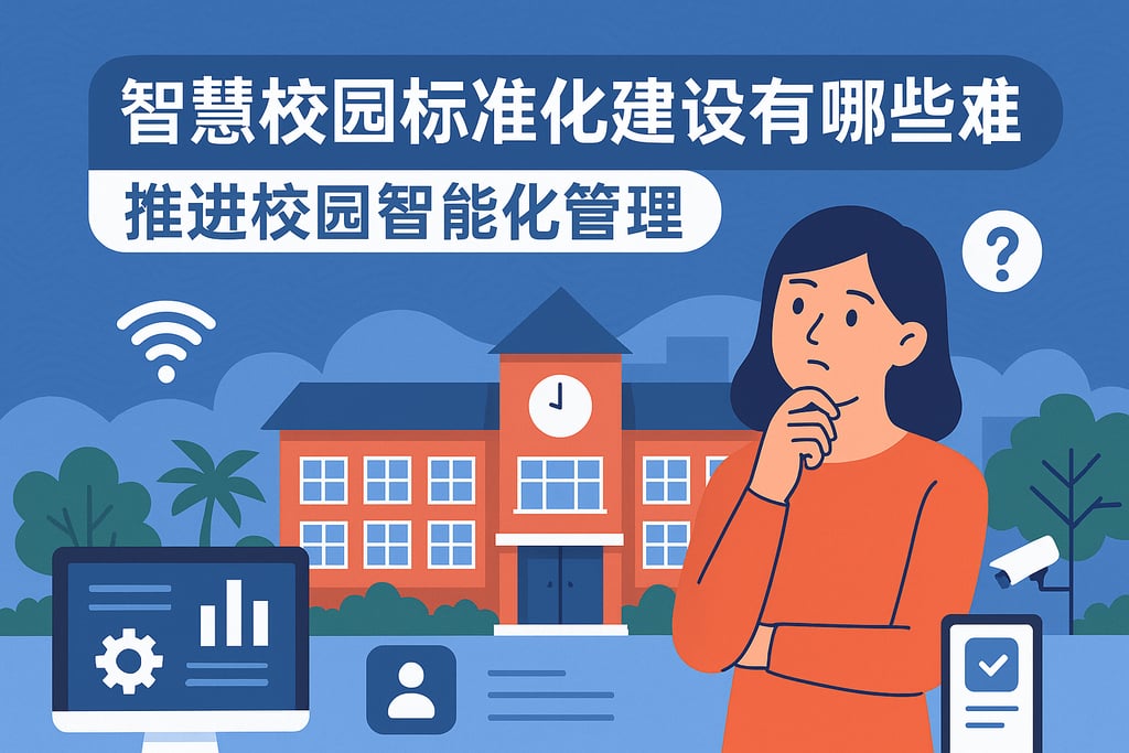 智慧校园标准化建设有哪些难点？推进校园智能化管理