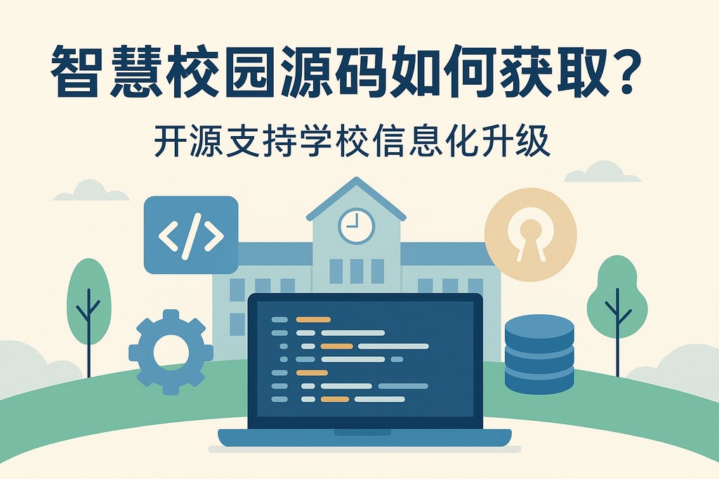 智慧校园源码如何获取？开源支持学校信息化升级