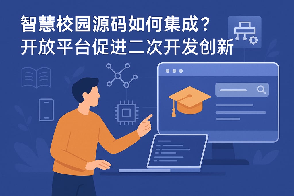 智慧校园源码如何集成？开放平台促进二次开发创新