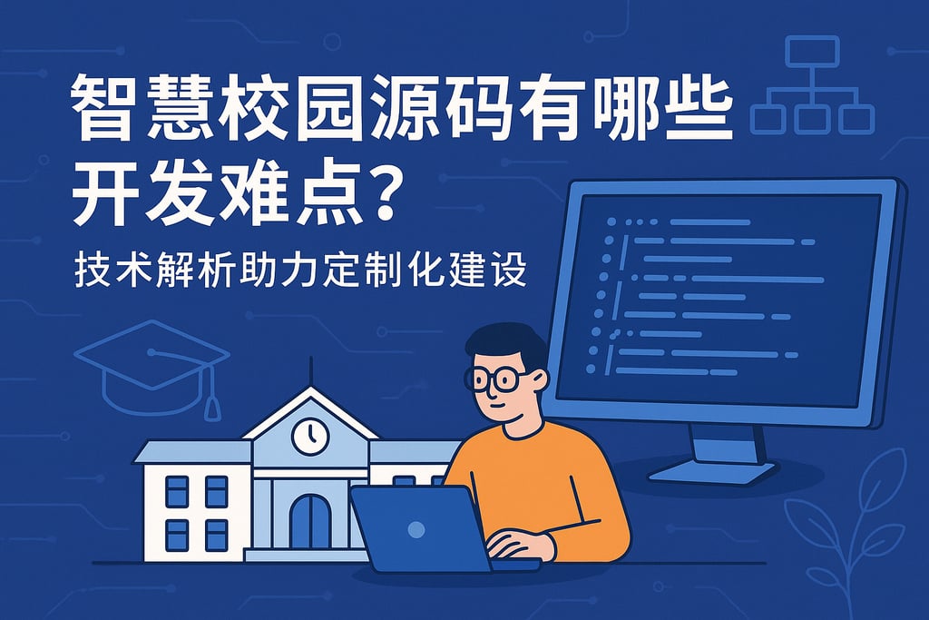 智慧校园源码有哪些开发难点？技术解析助力定制化建设