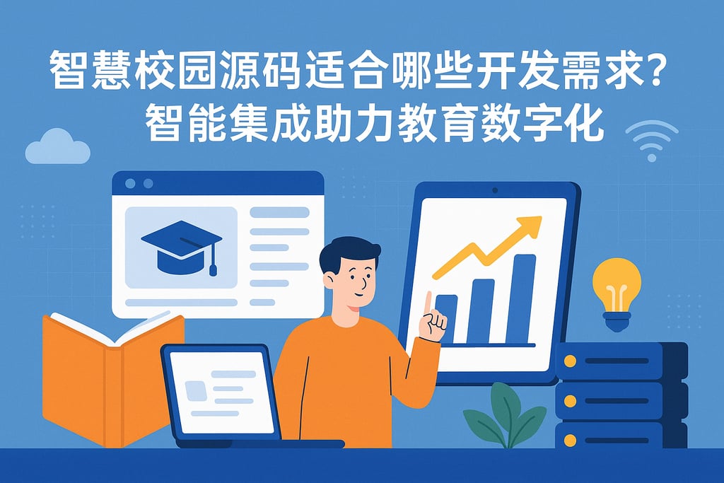 智慧校园源码适合哪些开发需求？智能集成助力教育数字化