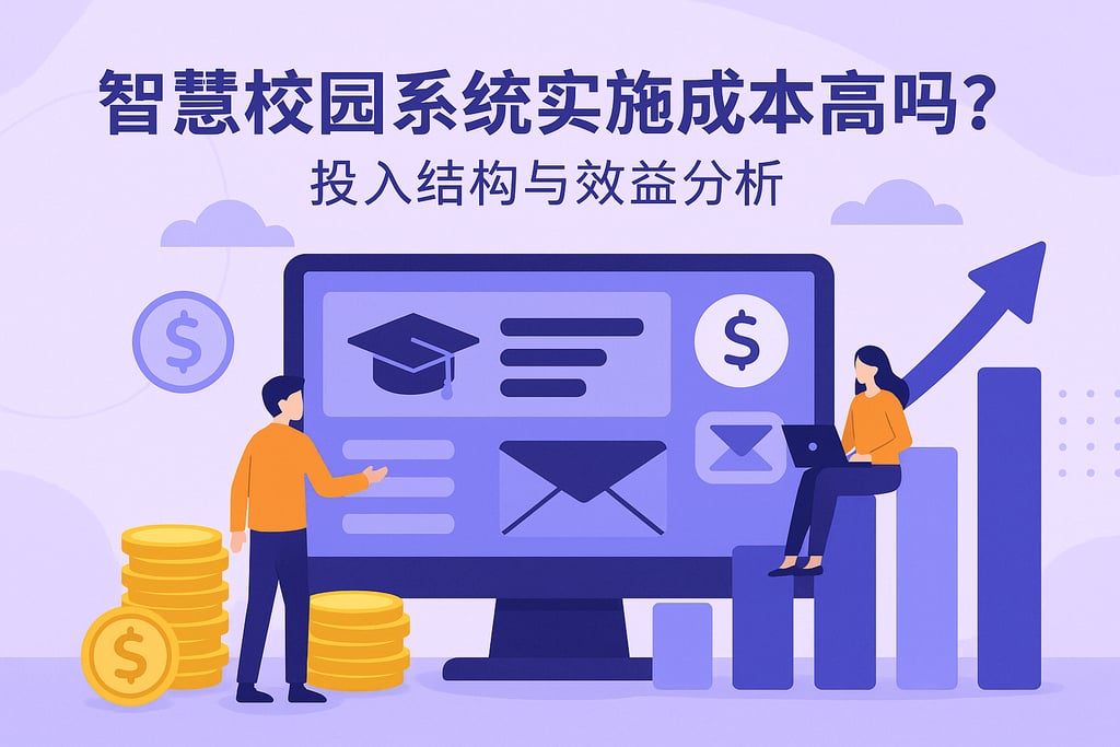 智慧校园系统实施成本高吗？投入结构与效益分析