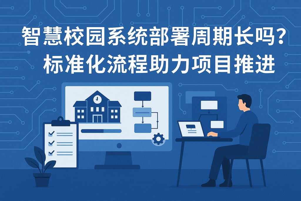 智慧校园系统部署周期长吗？标准化流程助力项目推进