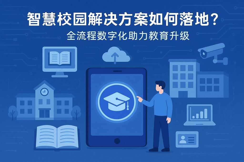 智慧校园解决方案如何落地？全流程数字化助力教育升级