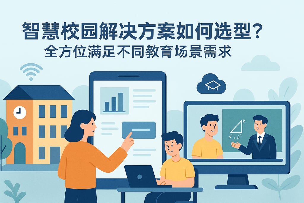 智慧校园解决方案如何选型？全方位满足不同教育场景需求