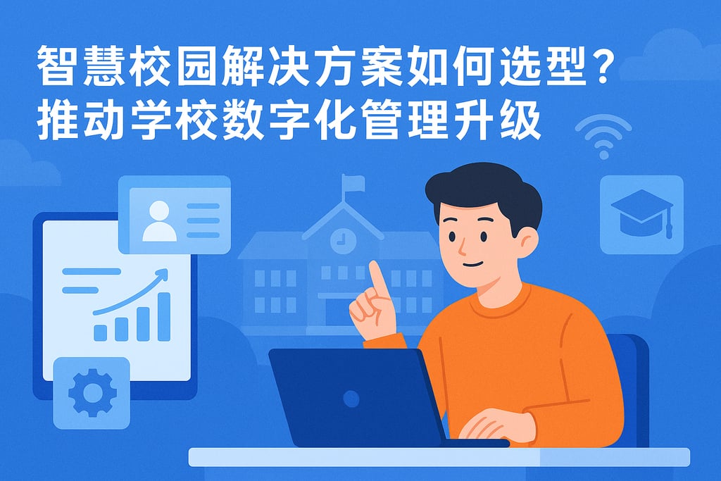 智慧校园解决方案如何选型？推动学校数字化管理升级