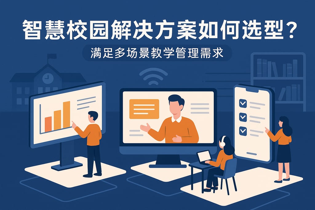 智慧校园解决方案如何选型？满足多场景教学管理需求