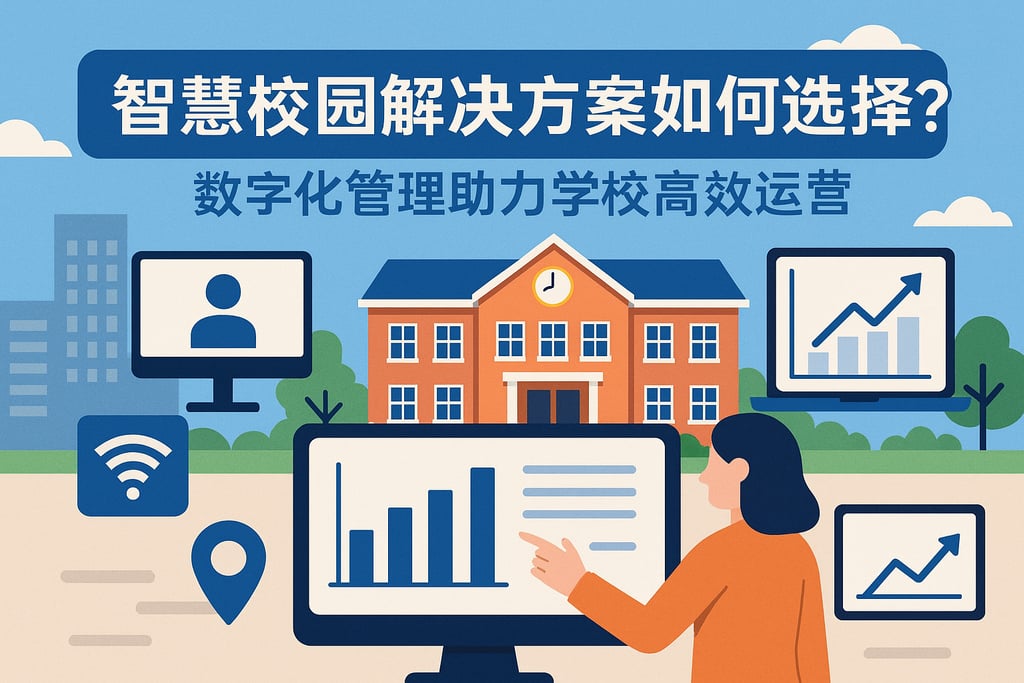 智慧校园解决方案如何选择？数字化管理助力学校高效运营