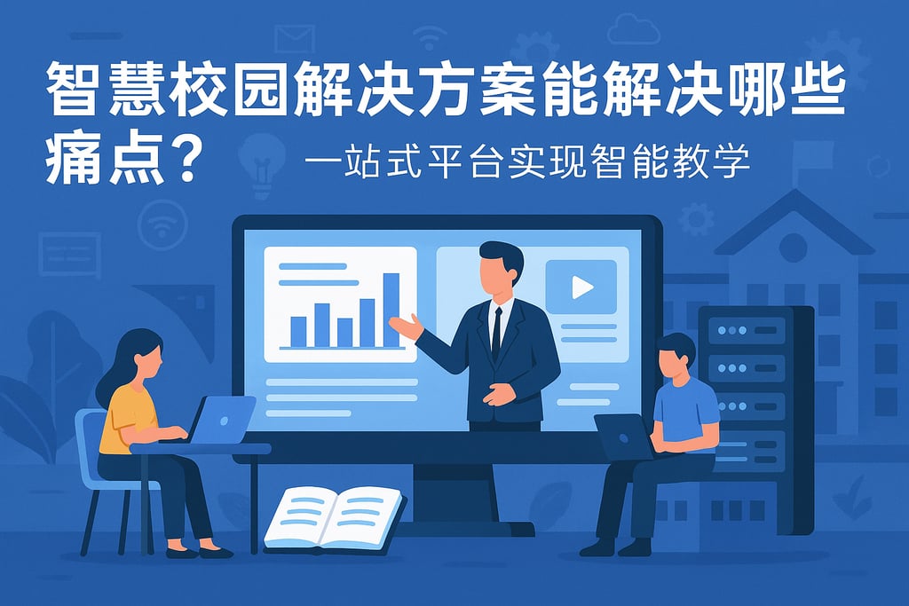 智慧校园解决方案能解决哪些痛点？一站式平台实现智能教学