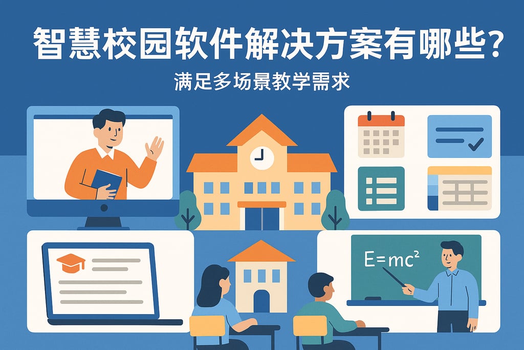 智慧校园软件解决方案有哪些？满足多场景教学需求
