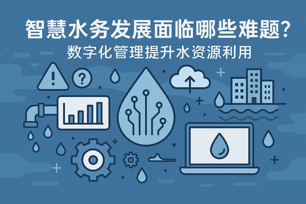 智慧水务发展面临哪些难题？数字化管理提升水资源利用