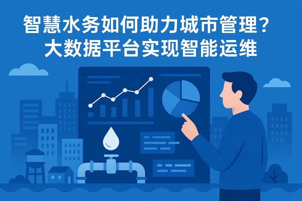 智慧水务如何助力城市管理？大数据平台实现智能运维
