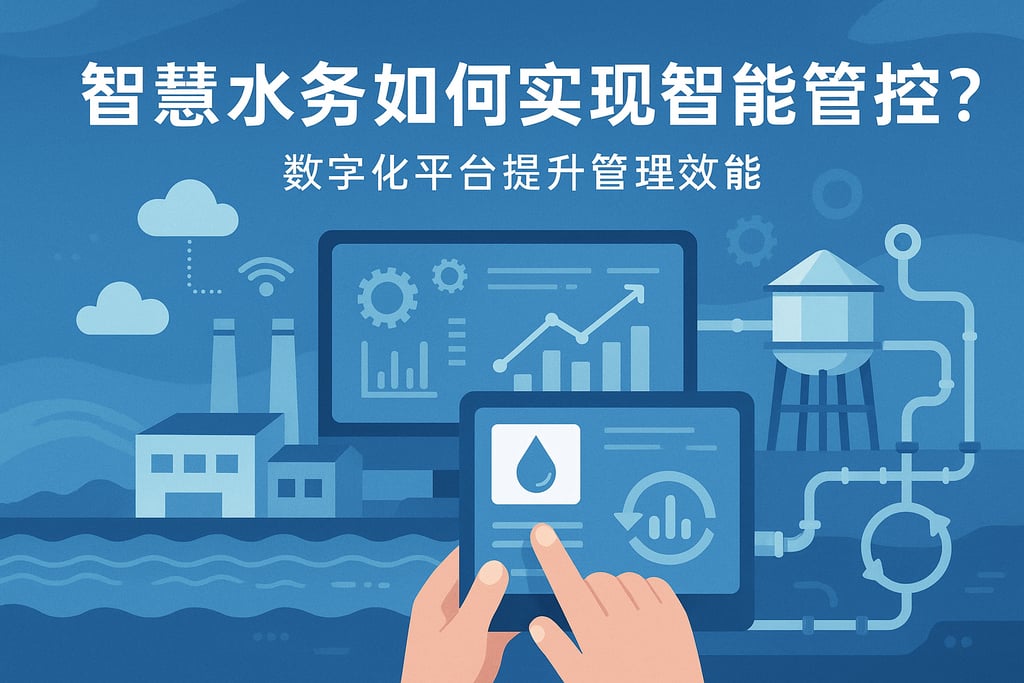智慧水务如何实现智能管控？数字化平台提升管理效能