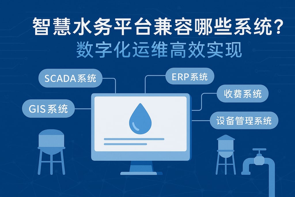 智慧水务平台兼容哪些系统？数字化运维高效实现