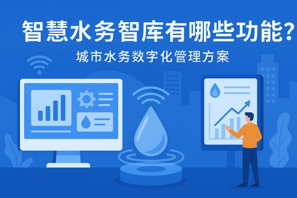 智慧水务智库有哪些功能？城市水务数字化管理方案