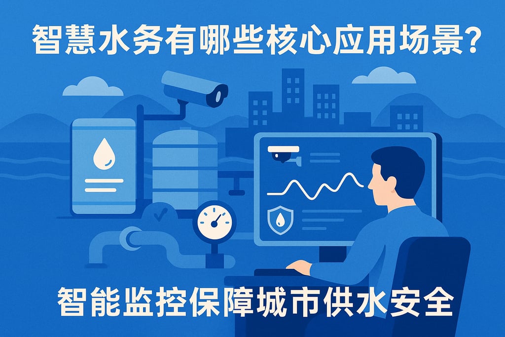 智慧水务有哪些核心应用场景？智能监控保障城市供水安全