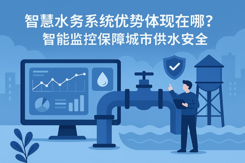 智慧水务系统优势体现在哪？智能监控保障城市供水安全