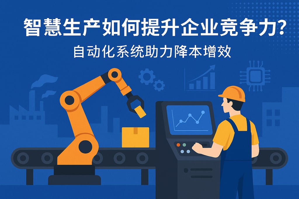 智慧生产如何提升企业竞争力？自动化系统助力降本增效